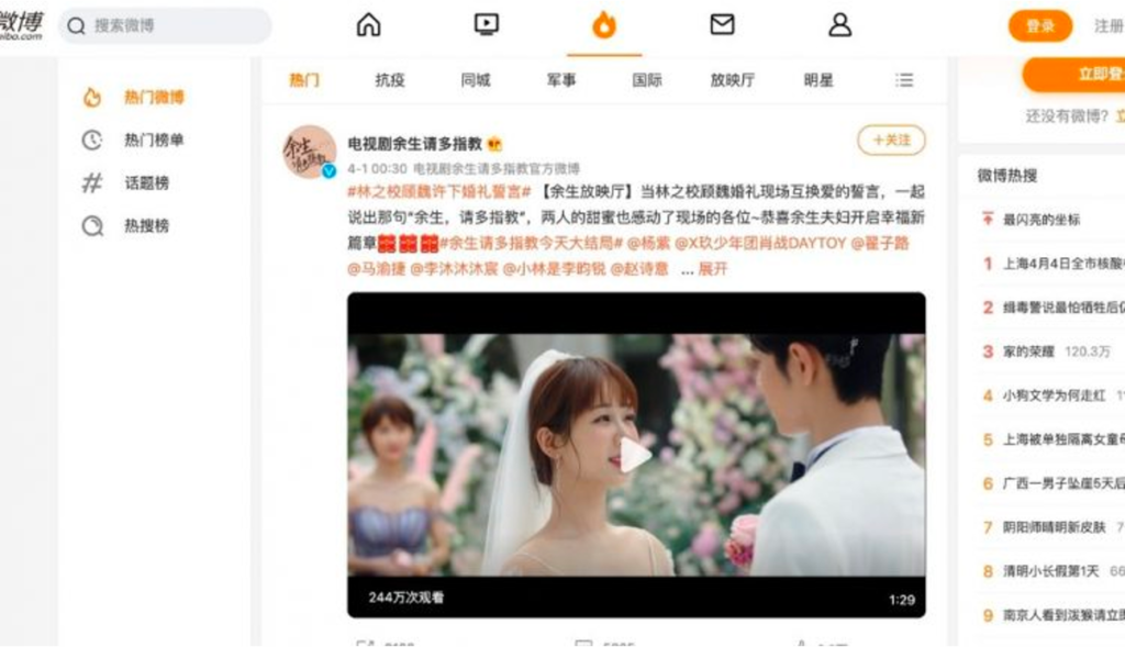 Funciones del Twitter de China-Weibo