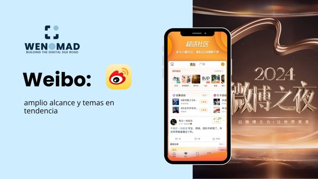 promocionar tu evento a audiencia china-Weibo: amplio alcance y temas en tendencia